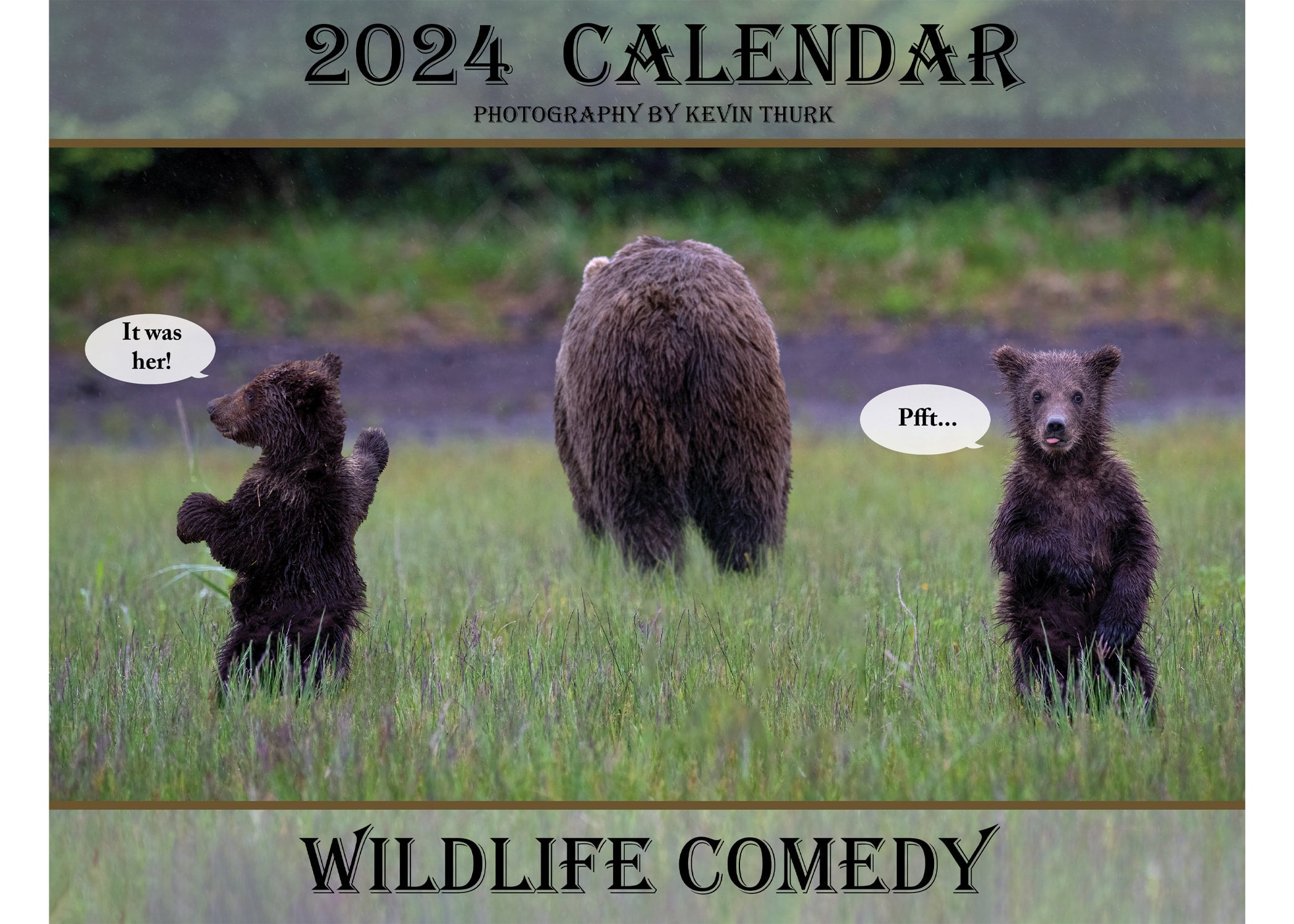 2024 Comedy Wildlife Calendar Kevin Thurk Photography